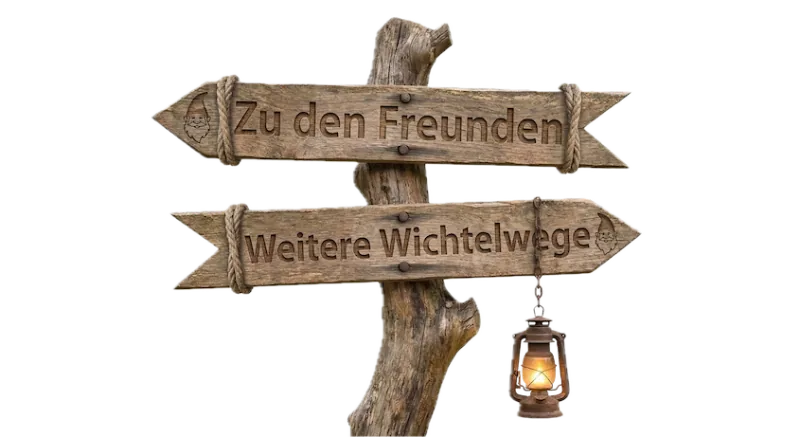 Wegweiser zu anderen Wichtelwegen